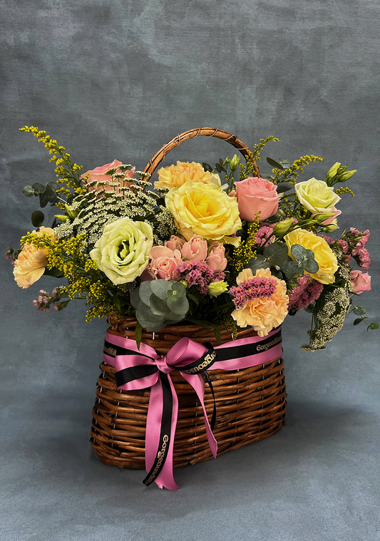 Yellow & Pink Mother’s Day Basket