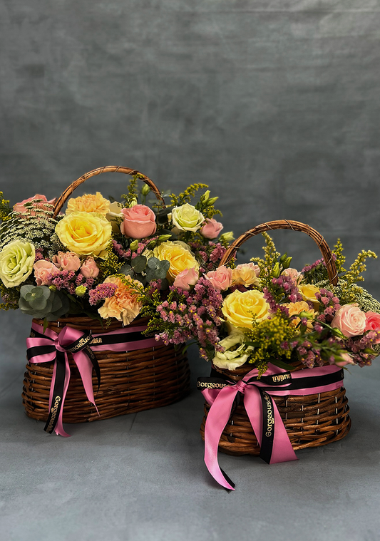 Yellow & Pink Mother’s Day Basket